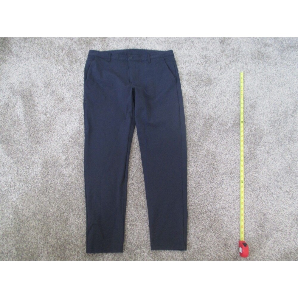 Bylt Everyday 2.0 Pants Mens XL Blue Tapered Athleisure Comfort Stretch 36x30